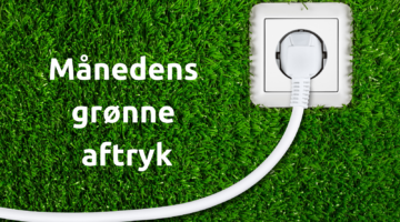 Oktober måneds grønne aftryk